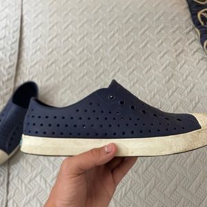 Native blue shell water shoe